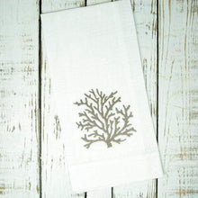 Load image into Gallery viewer, Linen Embroidered Hand Towel